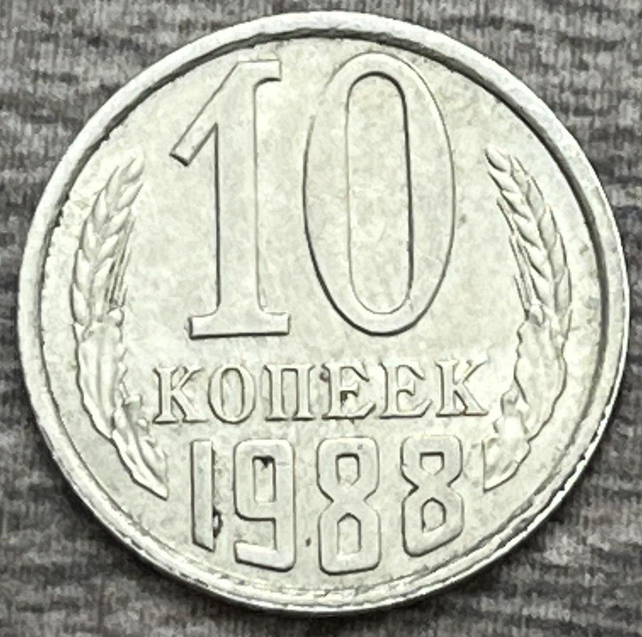 Монета СРСР 10 копейок 1988 р.