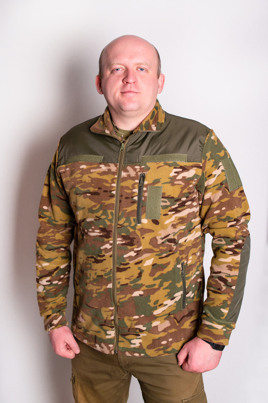 Кофта фліс + плащівка 46-62р MultiCam, фото 1