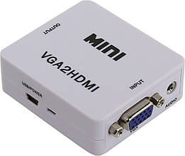 Конвертер VGA на HDMI VGA2HDMI 5027, зі звуком