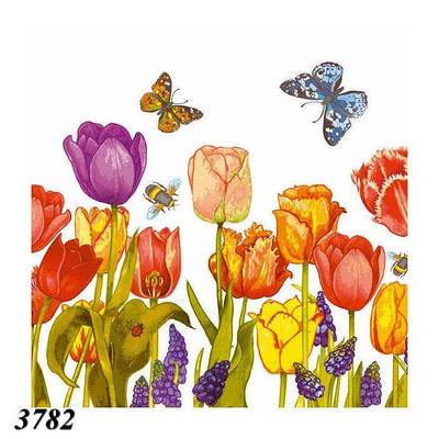 Серветка LaFleur Квіти під вікном 16 шт двошарова