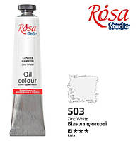 Краска масляная ROSA Studio Белила цинковые 60мл