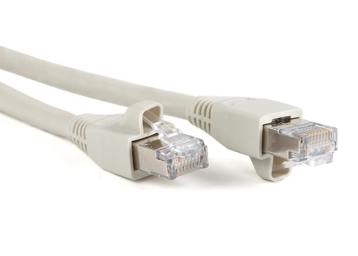 Патч-корд Kingda KD-PAFT4050GY RJ45/FTP 5e/0.5m/24AWG/CU Сірий