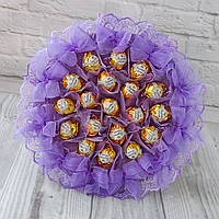Букет із цукерок шоколаду солодкий подарунок з цукерками для дівчини жінки мами на день закоханих 8 березня