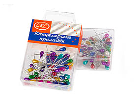 Шпилька декоративна зовни 38 мм у пласт. боксі 45 штук 1023