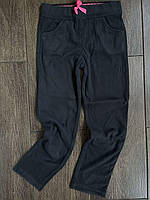 1, Темно серые теплые микрофлисовые штаны на девочку Картерс Сarter's Размер 6Т Рост 112-119 см