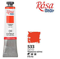 Краска масляная ROSA Studio Красная светлая 60мл