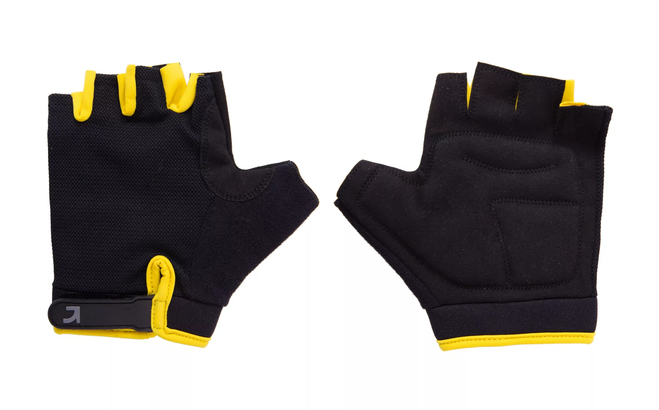 Рукавички Green Cycle SIMPLA 2 без пальців XL чорно-жовті