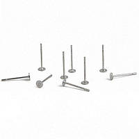 Основи для сережок Finding Цвяшок круглий Сталистий Нержавіюча сталь Основа 3 мм Ціна за 1 штук