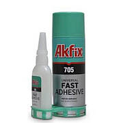 Клей з активатором для МДФ і дерева Akfix 100 мл + 25 мл (у коробці)