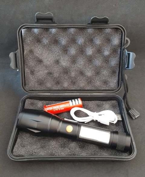 Ручний ліхтарик LED, акумуляторний, T-704