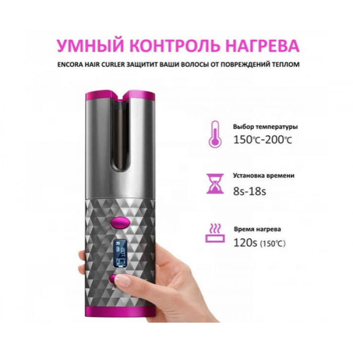 Плойка для завивання BeautyStar Hair Curler USB 40 шт. у ящику