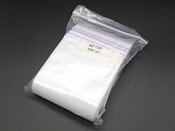 Струна Зіп-Пакет для пакування та зберігання сипучих предметів 8х12 см. із замком zip-lock 100 шт/уп. Пакет гріппер / Струна