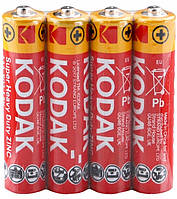 Батарейки Kodak Super Heavy Duty ZINC, AAA (4шт.)