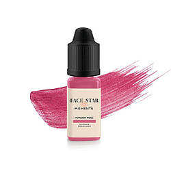 Пігмент Face Star Lips Powder Rose для перманентного макіяжу, 10 мл
