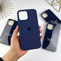 Силиконовый чехол на Айфон 13 Про Макс c закрытым низом | iPhone 13 Pro Max Blue Cobalt (36)