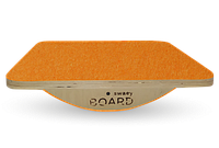 Деревянная балансировочная доска по Бильгоу без разметки SwaeyBoard оранжевая до 150 кг