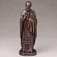 Статуэтка с бронзовым покрытием "Святой Николай" 16х6 см Veronese