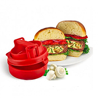 Пресс форма для котлет и бургеров Stufz Burger WM-28 Красный