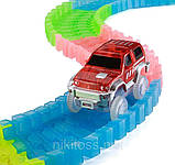 Освітлена траса MAGIC TRACK CAR 160 деталей,Автотрек з машиною Track Car, Track Car 160, фото 5