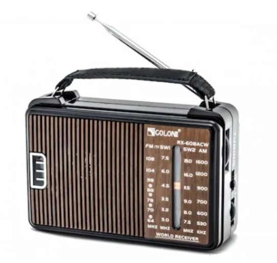 Радіоприймач Golon RX-608ACW AM/FM/TV/SW1-2 5-ти хвильовий