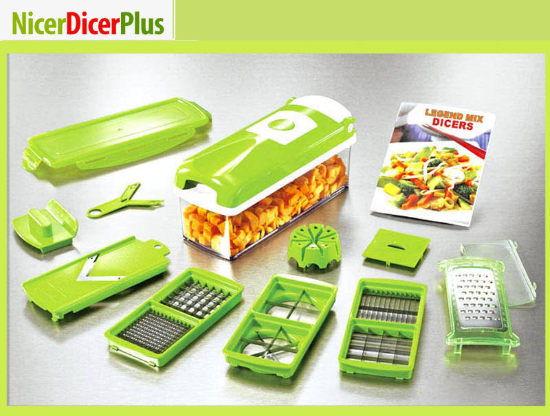 Овочерізка Найсер Дайсер, Nicer Dicer Plus подрібнювач аналог з книгою рецептів
