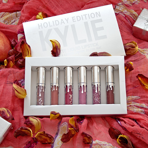 Набір рідких матових помад 6 в 1 Kylie Holiday Edition 8613, фото 1
