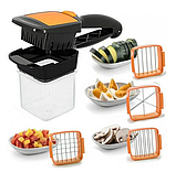 Овочерізка з контейнером Nicer Dicer Quick 2 (5 в 1), фото 7