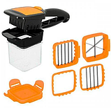 Овочерізка з контейнером Nicer Dicer Quick 2 (5 в 1), фото 8
