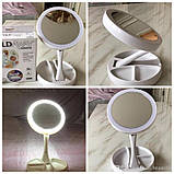 Складное дзеркало для макіяжу з Led підсвічуванням My Fold Away Mirror, фото 6