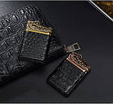USB запальничка плазмова Крокодил Lacoste, фото 3