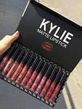 Набір матових рідких помад 12 штук Kylie Matte Lipstick ! Супер стійка помада!, фото 2