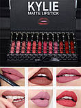 Набір матових рідких помад 12 штук Kylie Matte Lipstick ! Супер стійка помада!, фото 8