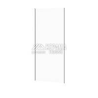 Душевая стенка к распашной двери Crea 90x200 прозрачное стекло (стекло, хром)
