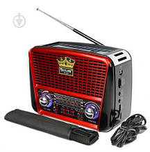 Радіо портативна колонка MP3 USB Golon з сонячною панеллю Golon RX-456S Solar