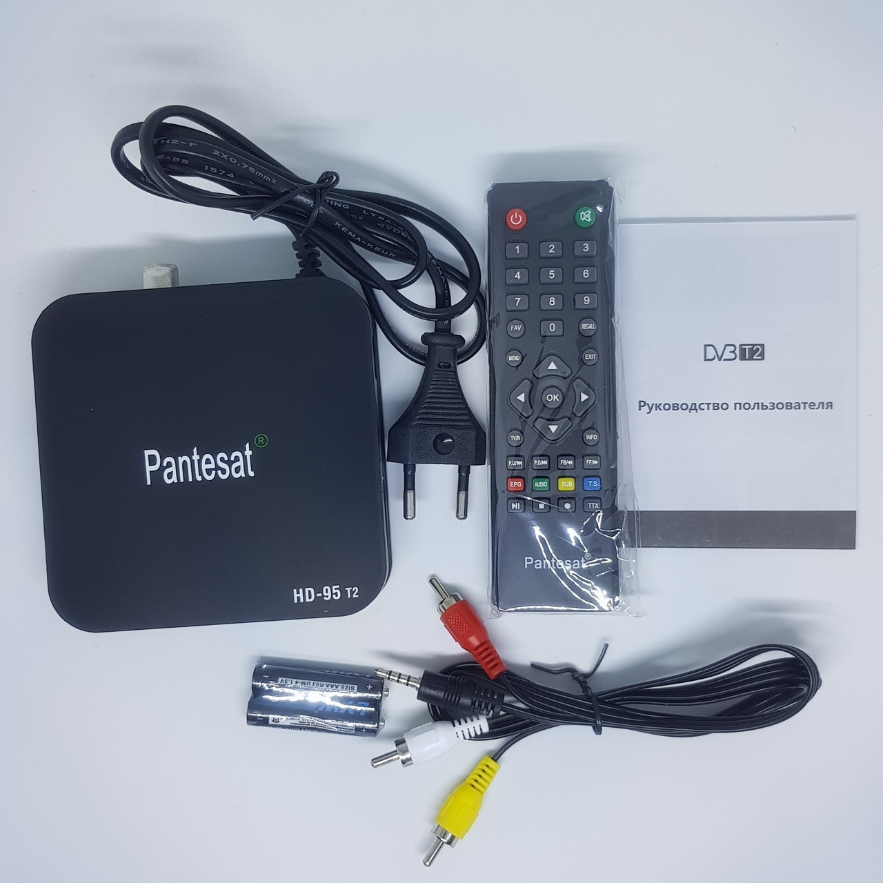 Тюнер DVB-T2 95 HD з підтримкою wi-fi адаптера, Цифровий ресивер, PNST ТВ тюнер Т2 ефірний приймач
