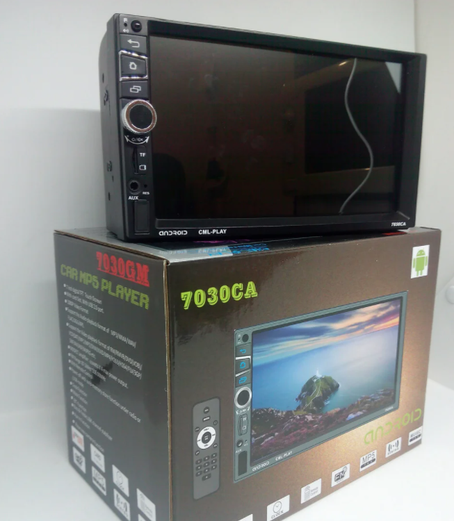 Автомагнітола 2DIN 7030 GPS з джойстиком Bluetooth, FM радіо