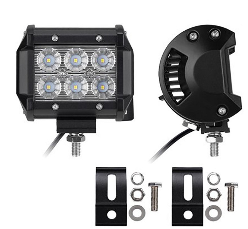 Фара LED (6 LED) 5D-18W-SPOT Світлодіодна додаткова автомобільна автофара на дах противотуманки