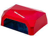 Гібридна ультрафіолетова CCFL+LED УФ лампа 36W Quick CCFL LED Nail Lamp UKC висувне дно, фото 4
