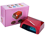 Гібридна ультрафіолетова CCFL+LED УФ лампа 36W Quick CCFL LED Nail Lamp UKC висувне дно, фото 9