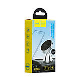 Магнітний тримач холдер для телефону в машину Hoco CA47 Чорний, фото 3