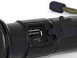 Ліхтар поліцейський micro USB Bailong 1х18650 BL-L5-P70 дальністю дії до 500 м, фото 6