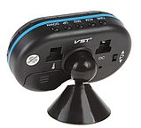 Автомобільні годинник з термометром і вольтметром VST 7009 V, фото 3