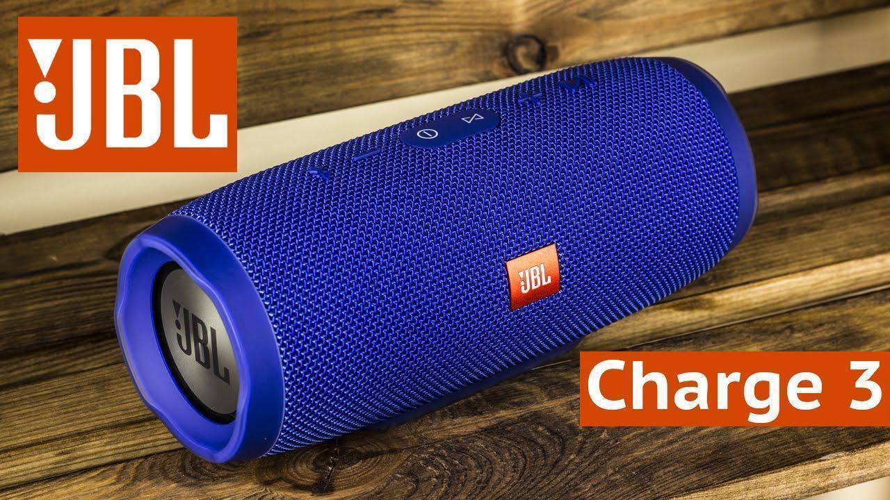 Портативна блютуз-колонка JBL Charge 3 колонка з USB,SD,FM СИНЯ