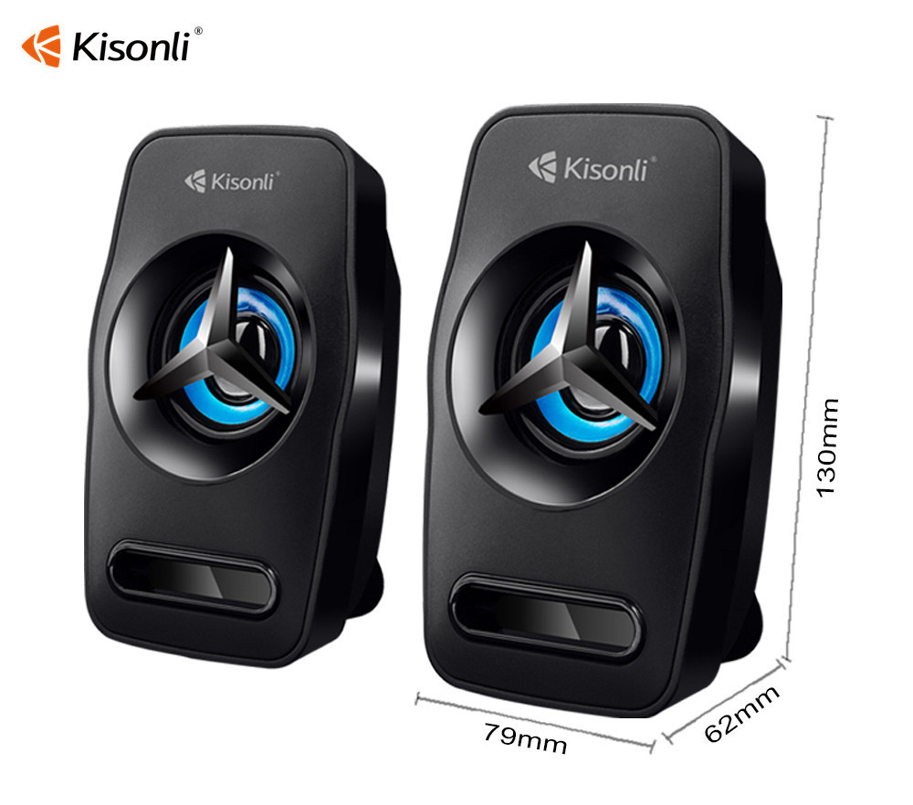 Колонки Kisonli Потужні L-3030 для ПК Сабвуфер USB