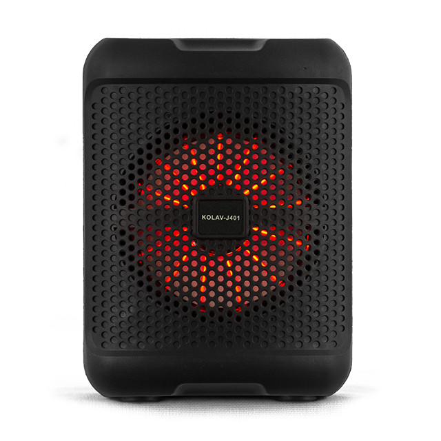 KOLAV-J401 портативна колонка на акумуляторі.RGB.З мікрофоном. Динамік 4 дюйма . 100 ватт