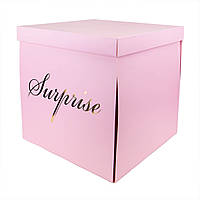 Коробка "Большой сюрприз" 50*50, розовая Elisey