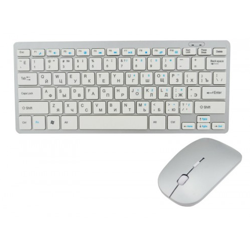 Бездротова клавіатура з мишею W03 White