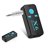 Бездротовий адаптер Bluetooth приймач аудіо ресивер BT-X6 TF card, фото 2