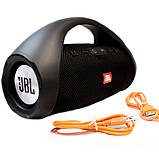 Колонка JBL MINI BOOMBOX E10 з USB, SD, FM, Bluetooth, 2-динаміками, гарна репліка JBL ЧОРНА, фото 3