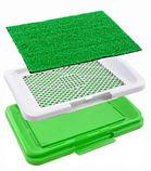 Туалет для собак Puppy Potty Pad 47х34х6 лоток для цуценят горщик трава, фото 8